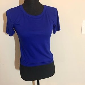 New royal blue top